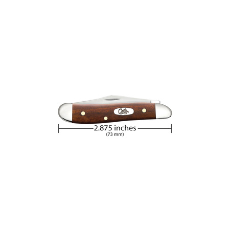 Case Cutlery Knife, Smooth Chestnut Bone Peanut 28702